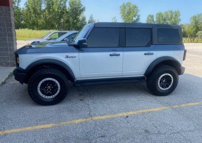 Window tinting on SUV